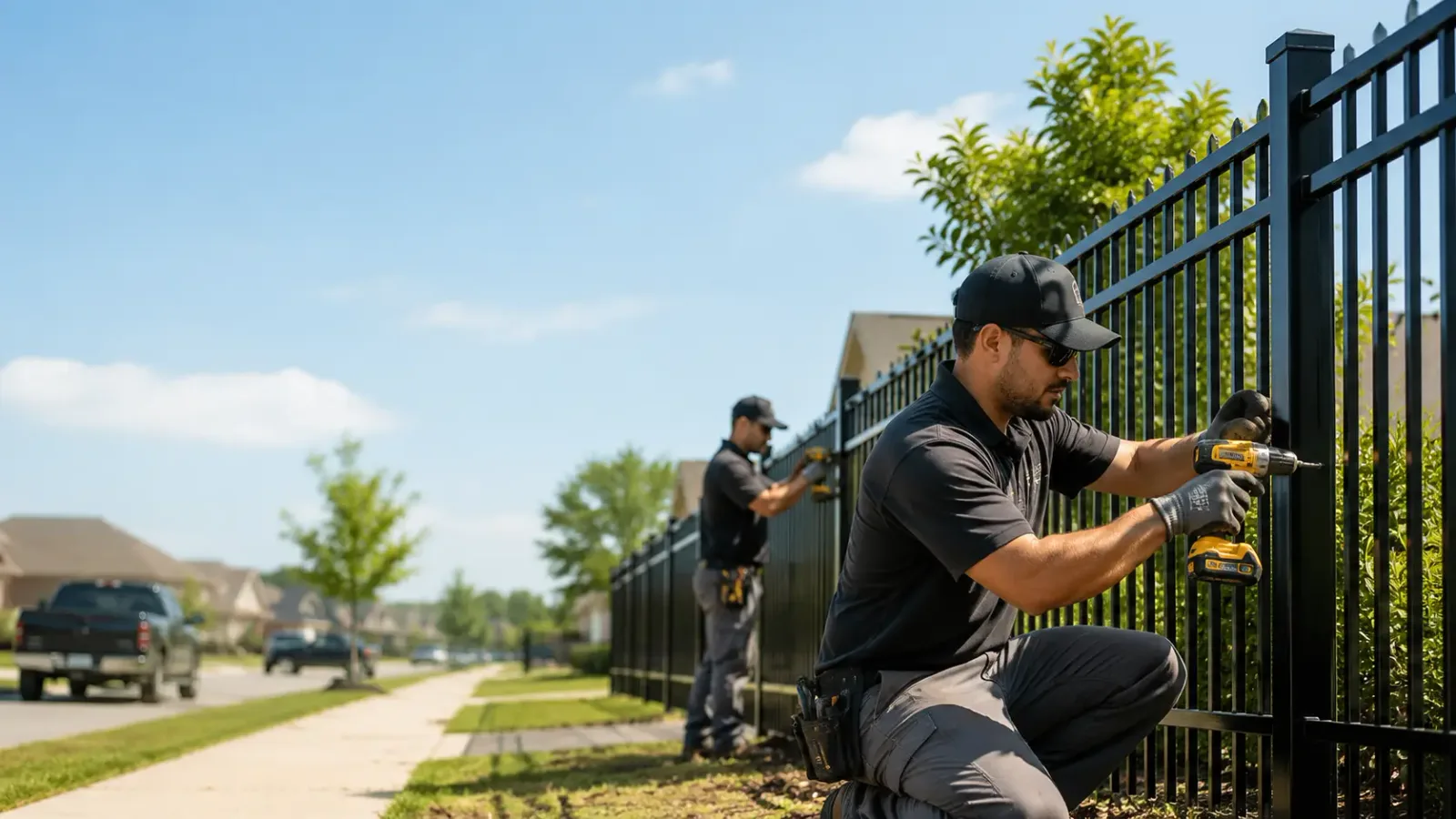 Metal Fence Installation in Allston, MA